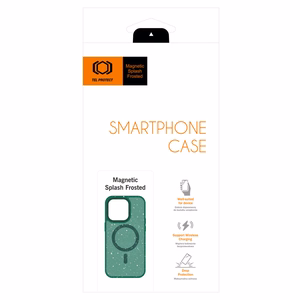 Tel Protect Magnētiskais Splash matētais viedtālruņa apvalks Iphone 15 Pro (m) - zaļš