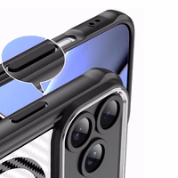 Defender Carbon Mag maciņš for iPhone 17 Pro 6,3" melns