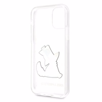 Karl Lagerfeld Choupette Fun viedtālruņa apvalks iPhone 11 / Xr - caurspīdīgs