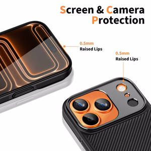 Tech-Protect Kevlar Aramid MagSafe Чехол для iPhone 17 Pro Max - чёрный