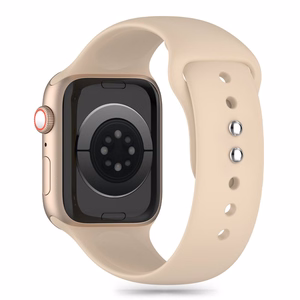 Tech-Protect силиконовый ремешок для Apple Watch 4 / 5 / 6 / 7 / 8 / 9 / SE (38 / 40 / 41 mm) - коричневый