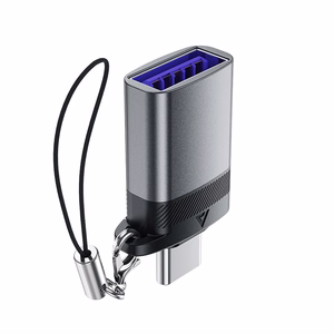 Acefast J7 USB-A - USB-C adapteris - pelēks