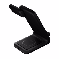 STM ChargeTree Swing 3-in-1 Charging Station Phone, AirPods, Apple Watch - melns