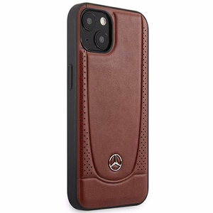 Mercedes ādas Urban Bengale maciņš iPhone 13 / 14 / 15 bordo