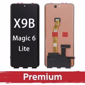 LCD displejs saderīgs ar Huawei Honor X9B (Magic 6 Lite) melns OEM