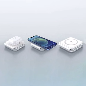 Беспроводное зарядное устройство Dudao "A11N 3in1" белое 15W (для iPhone / Apple Watch / Airpods)
