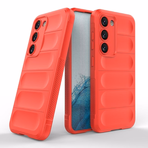 Magic Shield viedtālruņa apvalks Samsung Galaxy S23+ elastīgs bruņots pārsegs sarkans
