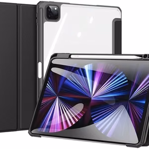 DUX DUCIS TOBY vāciņš ar zīmuļa turētāju SAMSUNG Tab S10 FE Plus melns