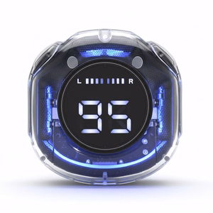 Bezvadu TWS austiņas BLUE STAR AirCrystal TX1, melnas