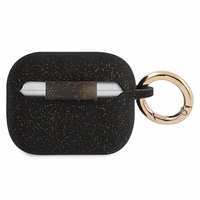 Guess Silikona Spīdumu apvalks AirPods Pro - Melns