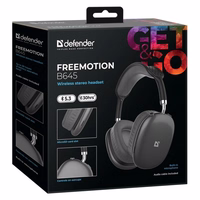 HEADPHONES DEFENDER BLUETOOTH FREEMOTION B645 melns