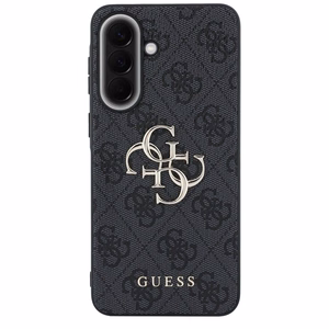 GUESS чехол для Samsung Galaxy A37 GUHCSA374GMGGR (4G Big Metal Logo) чёрный