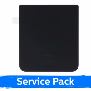 Aizmugurējais vāks, saderīgs ar Samsung F711 Z Flip3 / Fantoma melns / (Service Pack)