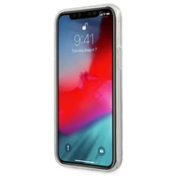 Guess GUHCP12M3D4GTR iPhone 12/12 Pro 6.1" caurspīdīgs cietais apvalks 4G 3D raksta kolekcija
