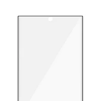 PanzerGlass E2E Microfracture antibakteriālais stikls Samsung Galaxy S22 Ultra - ar melnu rāmi