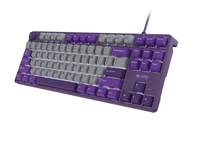 FURY Kanabo K2 Gaming Keyboard US white backlight mechanical grey-purple