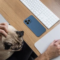 SILICONE MAG APVALKS saderīgs ar MagSafe SAMSUNG A17 zila