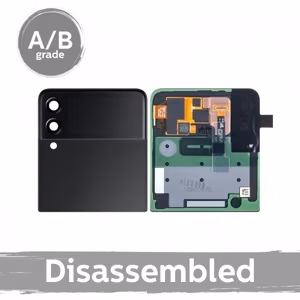 LCD displejs piemērots Samsung F711 Z Flip3 (ārējais) ar rāmi / Cream / (9/10 lietots)