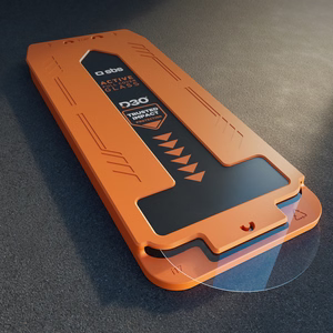 SBS Aizsargstikls ar D3O tehnoloģiju komplekts ar uzstādīšanas piederumu viedtālrunim iPhone 17 / iPhone 16 Pro - caurspīdīgs