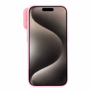 Camshield Soft viedtālruņa apvalks Iphone 15 Pro gaiši rozā