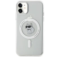 Karl Lagerfeld IML Choupette MagSafe apvalks iPhone 11 / Xr - caurspīdīgs