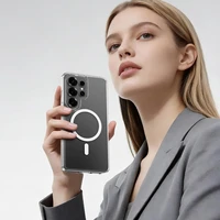 Rock Crystal Transparent Series Magnetic Case for Samsung Galaxy S26 Plus transparent