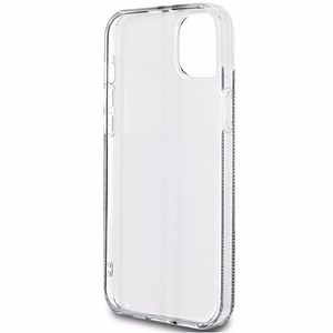 Guess IML 4G Gold Stripe viedtālruņa apvalks iPhone 15 Plus / 14 Plus - melns