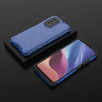 Honeycomb apvalks bruņu apvalks ar TPU buferi Xiaomi Redmi K40 Pro+ / K40 Pro / K40 / Poco F3 zils