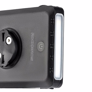 Rockbros JP008 priekšējais velosipēda lukturis ar ārējo akumulatoru 5000mAh 150lm IPX6 - melns