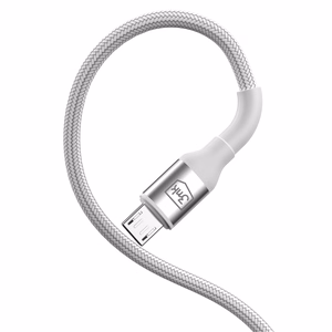 3mk Hyper Cable N-SERIES USB-A / MicroUSB 1m 5V/2.4A 12W kabelis - balts