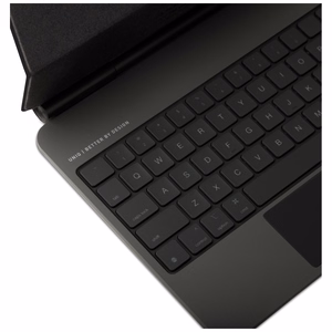 Uniq Venno Pro magnētiskais viedais maciņš ar klaviatūru, paredzēts iPad Pro 11" (2024/2025) - melns