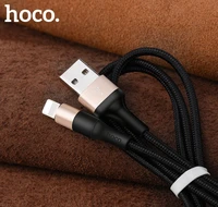 USB kabelis Hoco X26 Lightning 1.0m melns-zelts