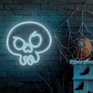 Neon PLEXI LED GRAFFITI SKULL tirkīza FPNE15 Forever Light
