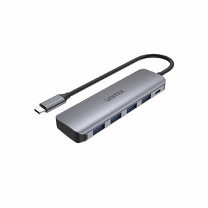 UNITEK H1107A Sadalītājs USB 3.2 Gen 1 (3.1 Gen 1) Type-A 5000 Mbit/s pelēks