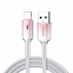 USB-A - Lightning kabelis Joyroom S-A42 3A 1.2m balts
