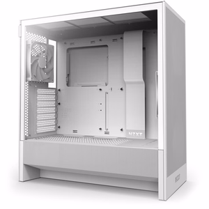 Datora korpuss NZXT H5 Flow balts Mid Tower ATX caurspīdīgs panelis