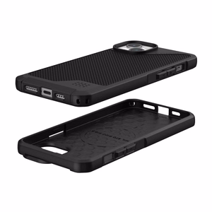 UAG Metropolis LT Magnētiskais viedtālruņa apvalks iPhone 15 Plus - melns kevlar