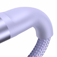 Baseus Kabelis Flash Series II 3 vienā - Type-C uz Type-C, Lightning, Micro USB - 100W 1,5 m (CASS030205) violets