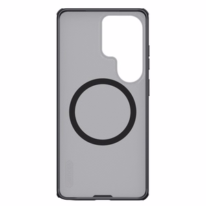 Nillkin Super Frosted Shield Pro magnētiskais MagSafe saderīgs maciņš priekš Samsung Galaxy S26 Ultra caurspīdīgi melns