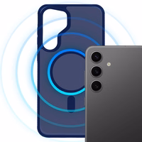 3mk Smoke MagCase futrālis Samsung Galaxy S24 - Zils - caurspīdīgs