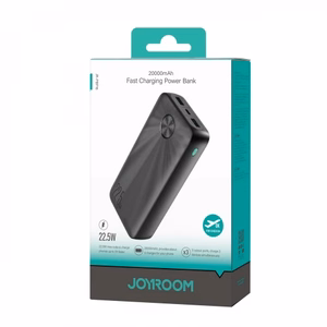 Portatīvais lādētājs Joyroom JR-PBF16 melns 20000mAh 22.5W (PD / QC3.0)