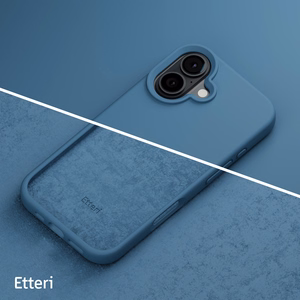 Etteri silikona maciņš iPhone 16 6,1", tumši zils
