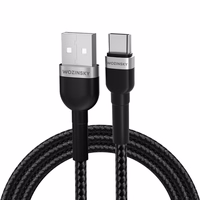 Wozinsky WNBAC1 USB-A / USB-C kabelis 2.4A 1m - melns