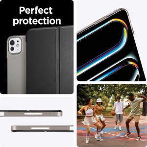 Чехол Spigen Smart Fold для iPad Pro 13" 2024 - чёрный