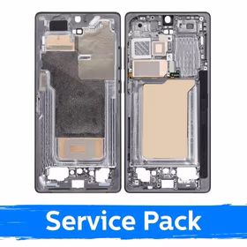 Vidējais rāmis saderīgs ar Samsung S938 S25 Ultra / Titanium Jet Black / (Service Pack)