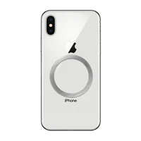 Universāla apaļa plāksne / magnētiskais gredzens saderīgs ar MagSafe sudraba