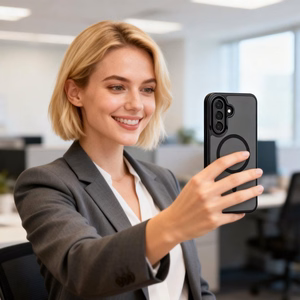 Tech-Protect MagMat MagSafe futrālis Samsung Galaxy A36 / A56 / A37 5G - Melns