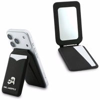 Karl Lagerfeld Stand Mirror MagSafe maks ar spoguļi melns