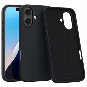 Spacecase Maciņš Pure Mag iPhone 16 melns