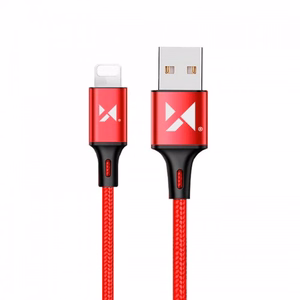 USB kabelis Wozinsky WUC-L2R sarkans Lightning 200cm